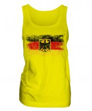 Germany State Distressed Flag Ladies Vest