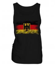 Germany State Distressed Flag Ladies Vest