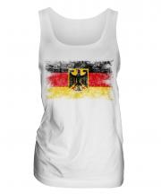 Germany State Distressed Flag Ladies Vest