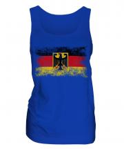Germany State Distressed Flag Ladies Vest