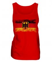 Germany State Distressed Flag Ladies Vest