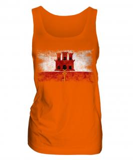Gibraltar Distressed Flag Ladies Vest