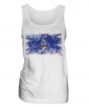 Guam Distressed Flag Ladies Vest