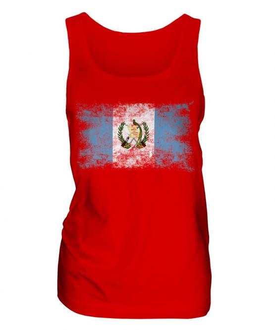 Guatemala Distressed Flag Ladies Vest