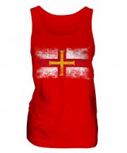 Guernsey Distressed Flag Ladies Vest