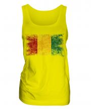 Guinea Distressed Flag Ladies Vest