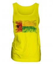 Guinea Bissau Distressed Flag Ladies Vest