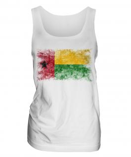 Guinea Bissau Distressed Flag Ladies Vest