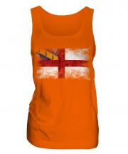 Herm Distressed Flag Ladies Vest