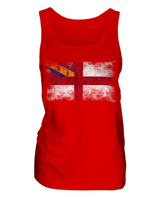 Herm Distressed Flag Ladies Vest