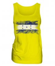 Honduras Distressed Flag Ladies Vest