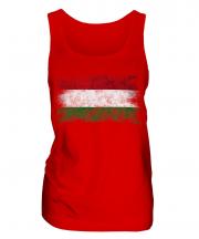 Hungary Distressed Flag Ladies Vest