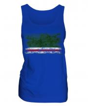 Ichkeria Distressed Flag Ladies Vest