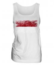 Indonesia Distressed Flag Ladies Vest