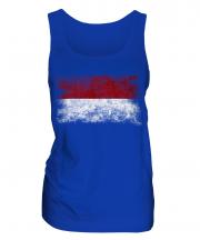 Indonesia Distressed Flag Ladies Vest