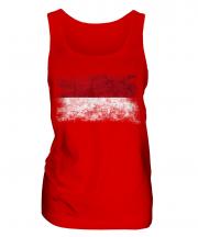 Indonesia Distressed Flag Ladies Vest