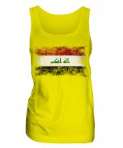 Iraq Distressed Flag Ladies Vest