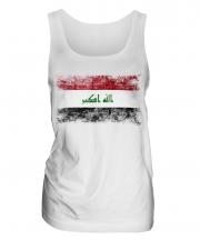 Iraq Distressed Flag Ladies Vest