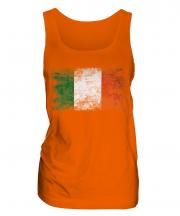 Ireland Distressed Flag Ladies Vest