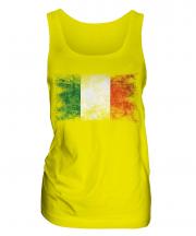 Ireland Distressed Flag Ladies Vest