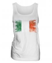 Ireland Distressed Flag Ladies Vest