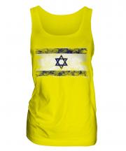 Israel Distressed Flag Ladies Vest
