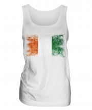 Ivory Coast Distressed Flag Ladies Vest