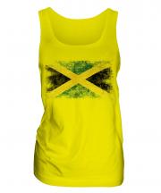 Jamaica Distressed Flag Ladies Vest