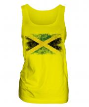 Jamaica Distressed Flag Ladies Vest
