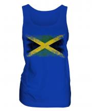 Jamaica Distressed Flag Ladies Vest