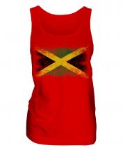 Jamaica Distressed Flag Ladies Vest