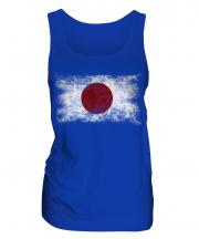 Japan Distressed Flag Ladies Vest