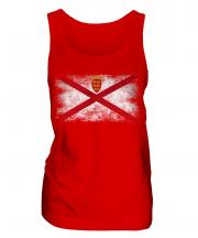 Jersey Distressed Flag Ladies Vest