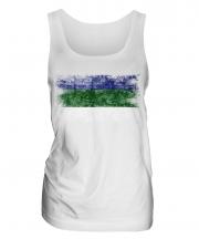 Komi Distressed Flag Ladies Vest