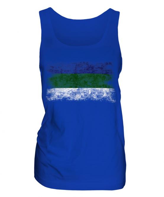 Komi Distressed Flag Ladies Vest