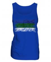 Komi Distressed Flag Ladies Vest