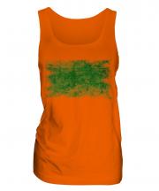 Libya Distressed Flag Ladies Vest