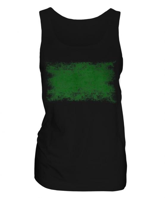 Libya Distressed Flag Ladies Vest