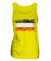 Los Altos Distressed Flag Ladies Vest