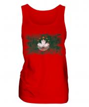 Macau Distressed Flag Ladies Vest