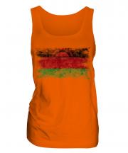 Malawi Distressed Flag Ladies Vest