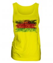 Malawi Distressed Flag Ladies Vest
