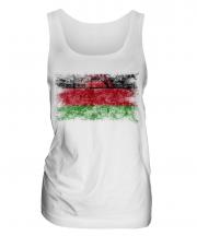 Malawi Distressed Flag Ladies Vest