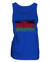 Malawi Distressed Flag Ladies Vest