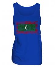 Maldives Distressed Flag Ladies Vest