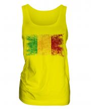 Mali Distressed Flag Ladies Vest