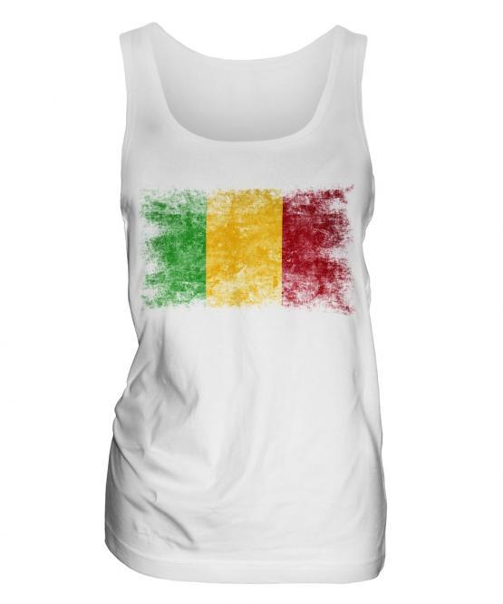 Mali Distressed Flag Ladies Vest