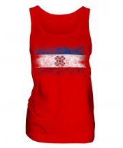 Mari El Distressed Flag Ladies Vest