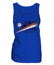 Marshall Islands Distressed Flag Ladies Vest