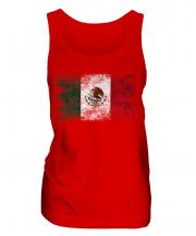 Mexico Distressed Flag Ladies Vest